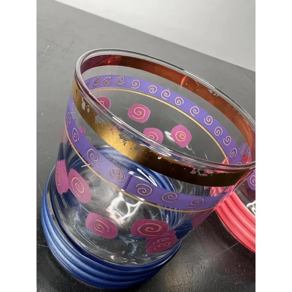 Sakura‎ Sango Sue Zipkin Rocks Mid-Century Modern Whiskey Glass Set
